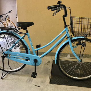 中古自転車　値下げ　5000円　美品　25インチ