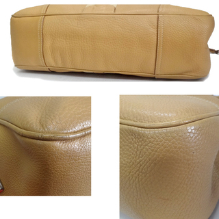 見た目使用感少なめ☆本物 PRADA プラダ ショルダーバッグ ベージュ