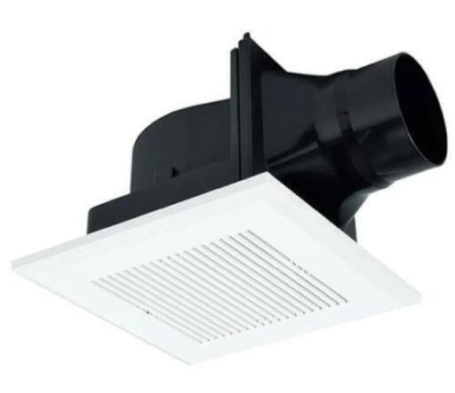 ◆取付工賃込◆三菱 ダクト用換気扇 【省電力7.2w】【低騒音形 21.5dB】 サニタリー用 インテリア格子タイプ 接続パイプφ100mm 埋込寸法180mm角