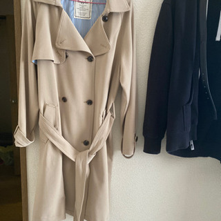春先のトレッキングコート