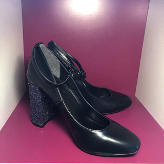 MERCURYDUO スクエアトゥパンプスの画像