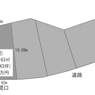 エコタウン伊集院Ⅰ　区画番号1　売地　53坪宅地分譲835万円 - 土地販売/土地売買