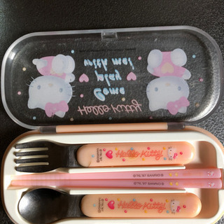 キティちゃんのお箸セットの画像