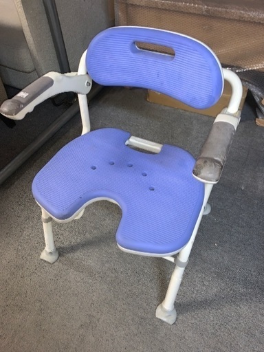 安寿　介護用椅子　折りたたみシャワーベンチ　中古