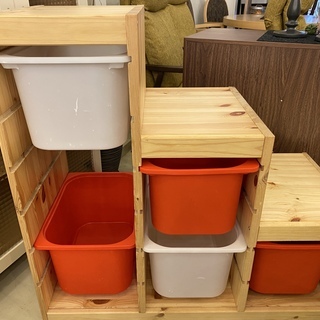 シェルフ フリーラック 収納ラック 棚 IKEA ナチュラル ト...