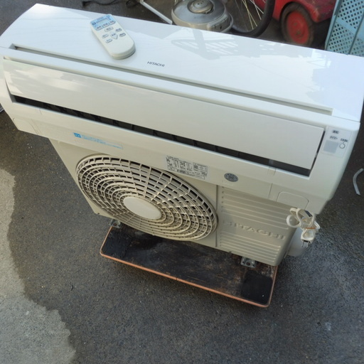 西１５８　日立　ルームエアコン　主に６畳 　AS-S22W