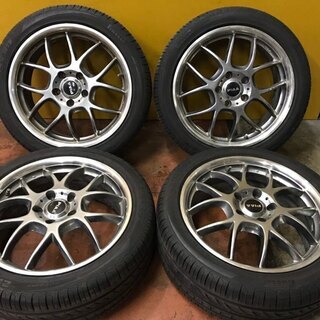 【PIRELLI POWERGY 215/45R17】夏タイヤ 4本【PIAA 社外ホイール 17インチ 7J5H114.3+55】2016年製 アコード等　(VTL29) クレジットカード QR決済可能