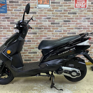 【原付二種ファミリーバイク特約維持費格安！通勤通学に】CJ BEET MX CB125T-Z 超低走1,133ｋｍ 綺麗好調 【多数画像動画有】検）シグナス の画像