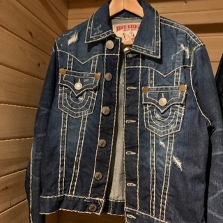 トゥルーレリジョン　ダメージ加工Gジャン