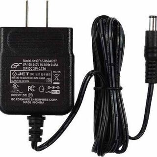スイッチングＡＣアダプター２４Ｖ０．７５Ａ　ＧＦ１８－ＵＳ２４０...