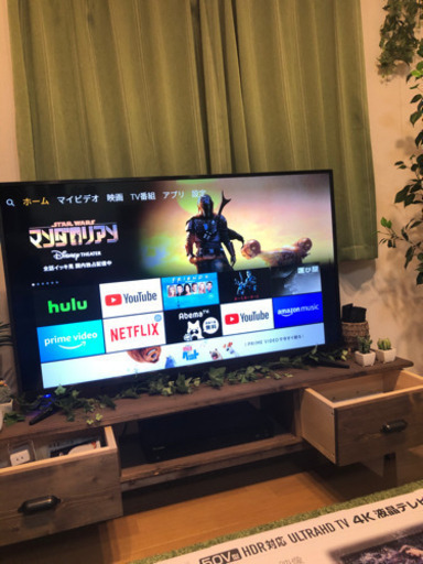 4K液晶 50型 ＋ テレビ台セット 早い者勝ち