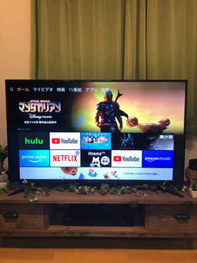 4K液晶 50型 ＋ テレビ台セット 早い者勝ち