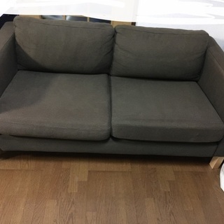 受け取り3/7迄 値下げ IKEA 2人がけソファー
