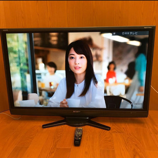 SHARP ◎綺麗◎52型 液晶テレビ AQUOS アクオス LC-52AE7 52インチ リモコン付き 岡山発 （920）AKARI