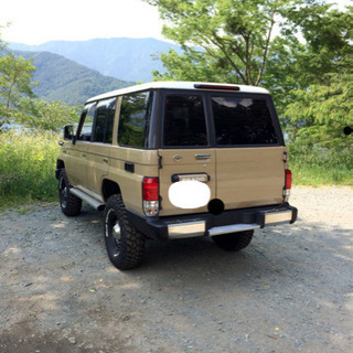 トヨタ ランドクルザープラド78 2incリフトアップ ナローボディの画像