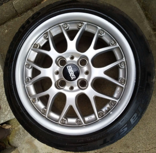軽自動車に…　もうすぐ出品引下げ！稀少サイズのBBSが、ほぼ新品タイヤ付きでこの価格！