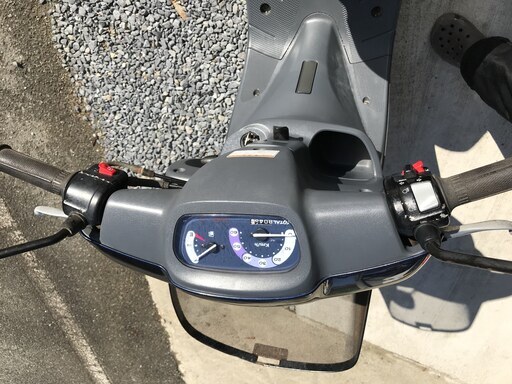 原付二輪　バイクヤマハ　YV50H　ジョグポシェ　軽く整備済　書類用意　ヘルメット付