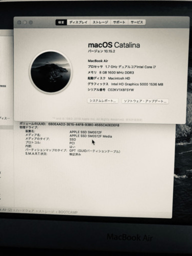 フルスペック　MacBook Air 11インチ 2013