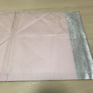 名古屋帯 正絹 仕立て上がり 銀糸　刺繍の画像