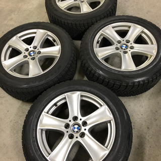 BMW X5 純正アルミ ブリザックスタッドレス付き4本セット