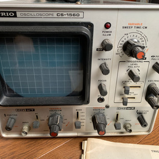 差し上げます：オシロスコープTRIO CS-1560