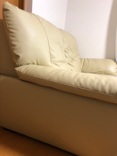 服部家具　2人掛け合皮ソファー