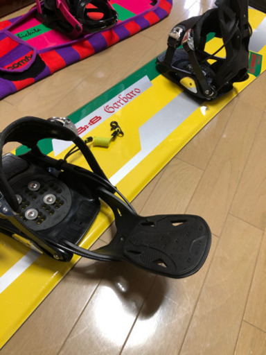 未使用板(155cm)とFLOWのバインディング(中古)