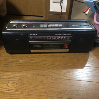昭和 レトロ ラジカセ アンティーク SONY CFS-E20
