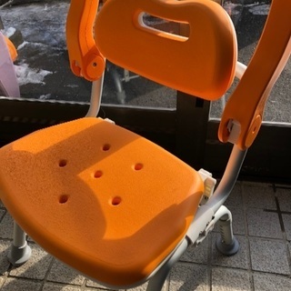 浴室介護用椅子、手すり