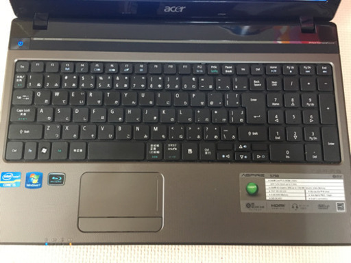 《お話中》acer ノートパソコン ASPIRE 5750 Linux