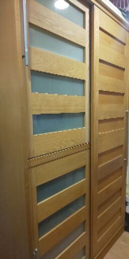 木製 日本製 食器棚  120センチ幅 可動棚あり