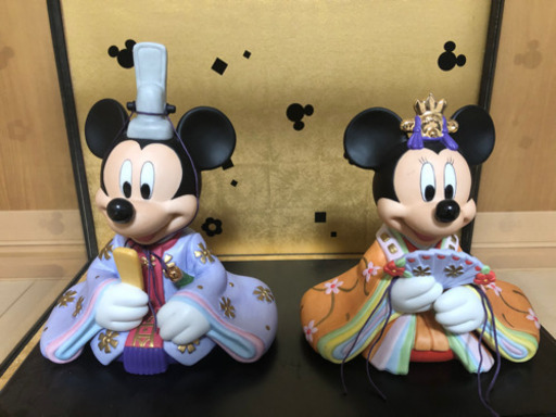 ミッキーとミニー雛人形　(ディズニー)