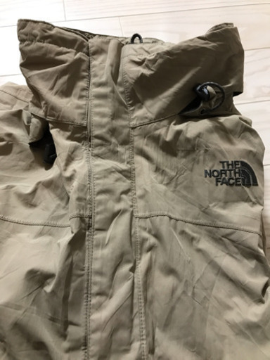 【美品】THE NORTH FACE ノースフェイス ゴアテックス GORE-TEX マウンテンジャケット ジップアップ ダブルジップ ベージュ
