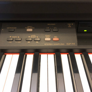電子ピアノ ヤマハ クラビアーノ  CLP-711  動作確認済みの画像