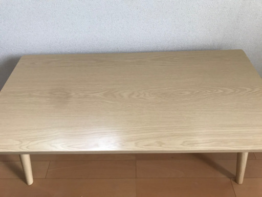 ニトリ　折りたたみテーブル ナチュラル