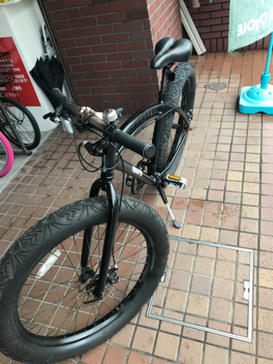 KAMINORTH　ファットバイク　アルミフレーム　7段変速　ディスクブレーキ　ブラック