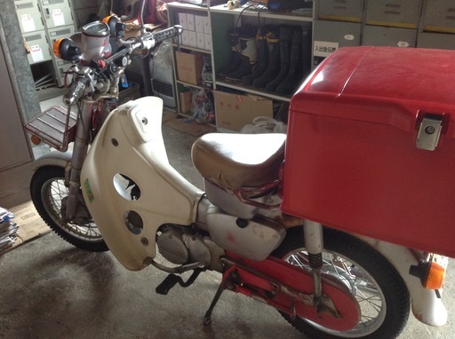 郵政カブ MD90 グリップヒーター装備