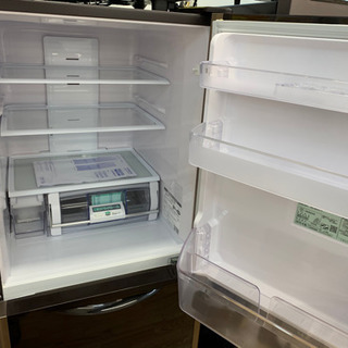 HITACHI製☆鏡面3ドア冷蔵庫☆6ヵ月間保証付き