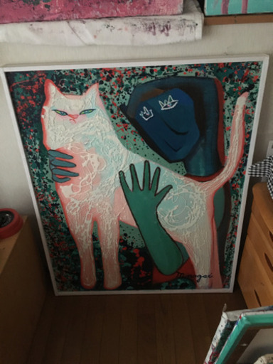母が趣味で描いている絵画
