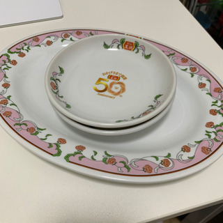【美品・限定品】餃子の王将お皿セット
