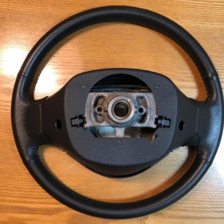 美品】スバル R1 R2 本革巻きステアリング