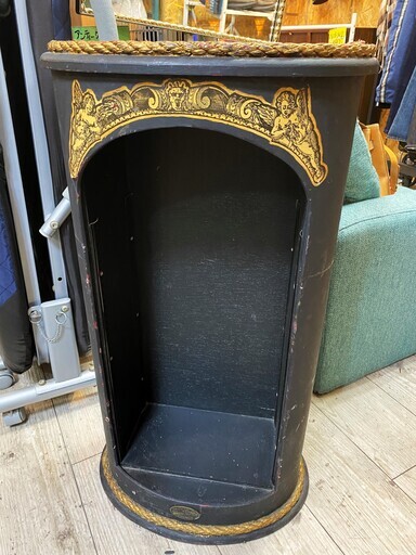 【未使用品】マントルピース ブラック アンティーク調 マントルピース ラグジュアリー ヨーロッパ風 レトロ調 おしゃれ