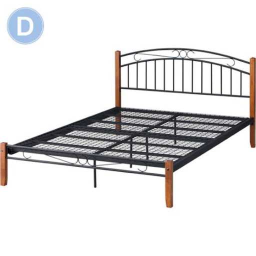 パイプベッド　ダブル　フレームのみ