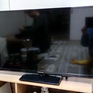 Panasonic液晶テレビ液晶割れ　リモコン　テレビ線　分波器付きの画像