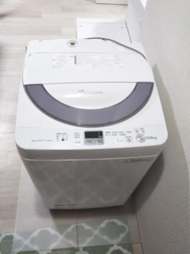 シャープ SHARP 風乾燥洗濯機 ＥＳ－ＧＥ５５Ｎ－Ｓ ２０１４年製