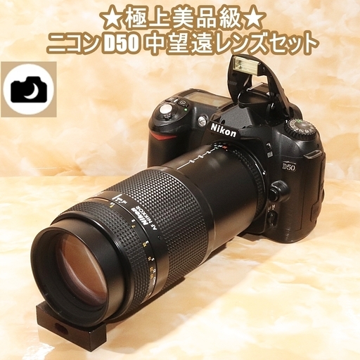 ★極上美品級★ニコン D50 中望遠レンズセット