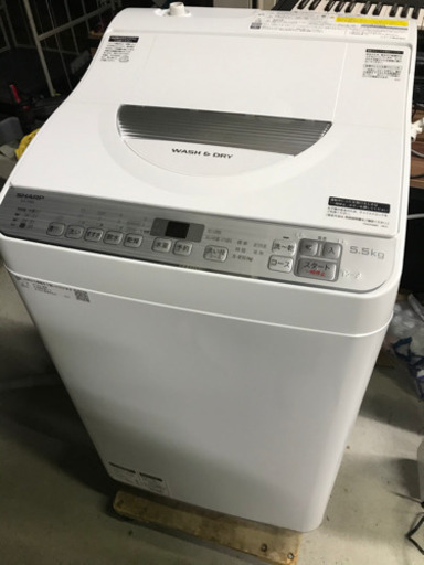 超お薦め品‼️シャープ 洗濯乾燥機 5/3.5kg 2019年製