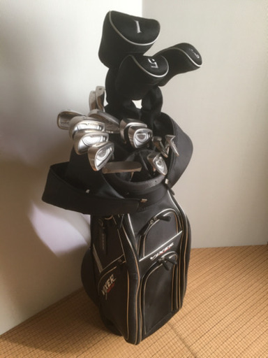 値下げ！【豪華フルセット！】VIXER TYPE EX／maruman V-SONIC等 ゴルフクラブ16本＋キャディーバッグ付き