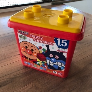 アンパンマン  はじめてのブロックバケツL 
