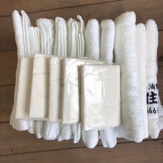粗品タオル未使用品10枚の画像